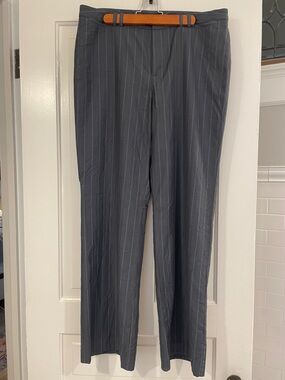 Vintage Banana Republic Gray Pinstripe Trousers